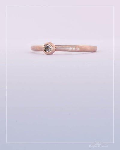 Aisling - Antique Diamond Pebble Ring