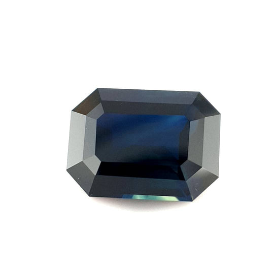 2.52ct Australian Sapphire, Parti, Blue, Yellow - Emerald Cut