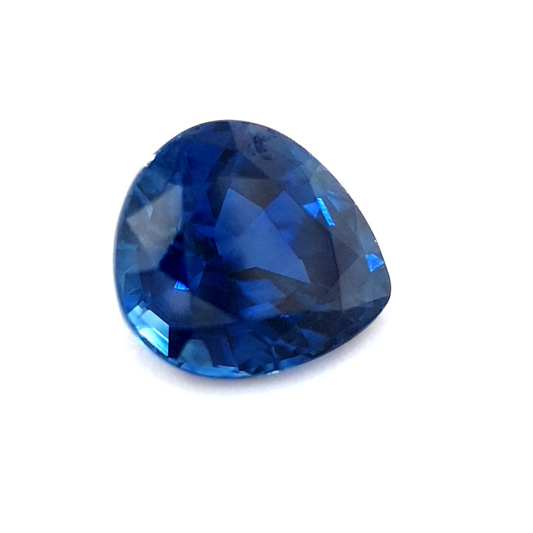 0.84ct Australian Sapphire, Blue - Pear