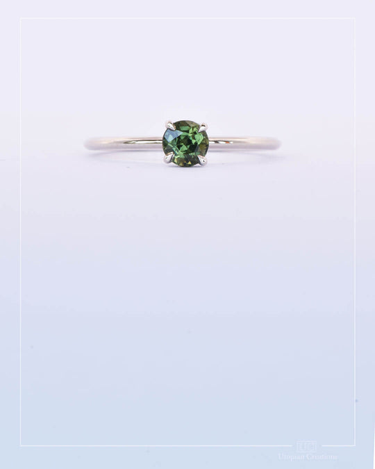 Calista - Green Australian Sapphire Ring