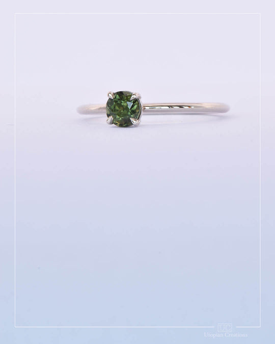 Calista - Green Australian Sapphire Ring