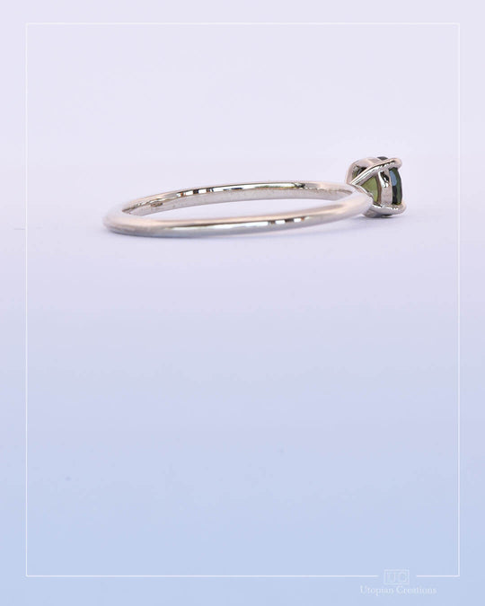 Calista - Green Australian Sapphire Ring