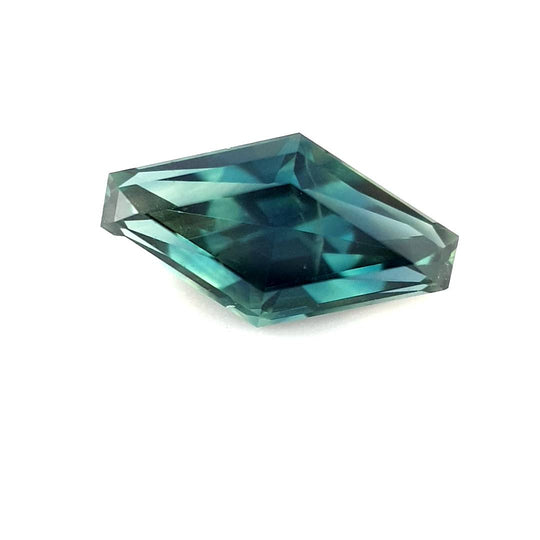 1.87ct Australian Sapphire, Blue, Teal - Hexagon