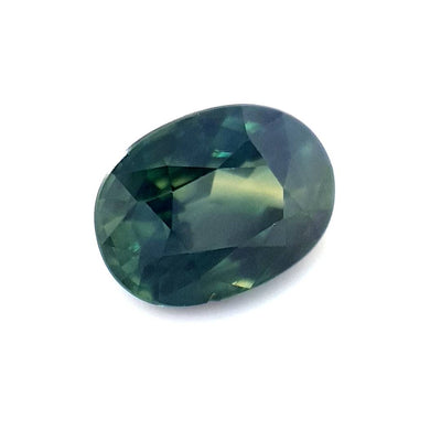 1.21ct Australian Sapphire, Parti, Blue, Yellow, Teal - Oval