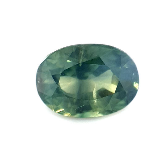 1.30ct Australian Sapphire, Parti, Teal, Blue, Green, Yellow - Oval