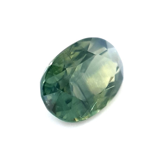 1.30ct Australian Sapphire, Parti, Teal, Blue, Green, Yellow - Oval