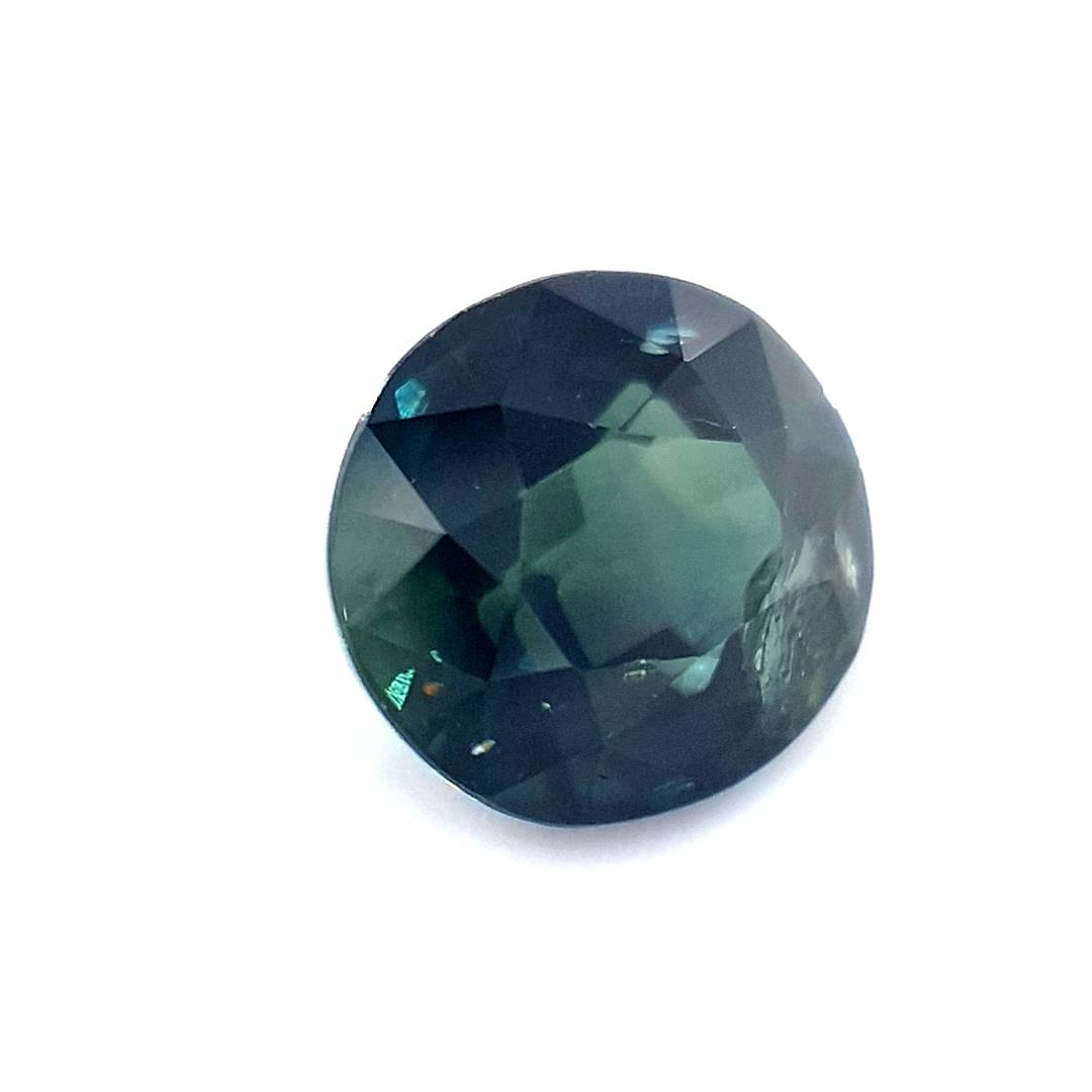 1.37ct Australian Sapphire, Deep Teal - Oval