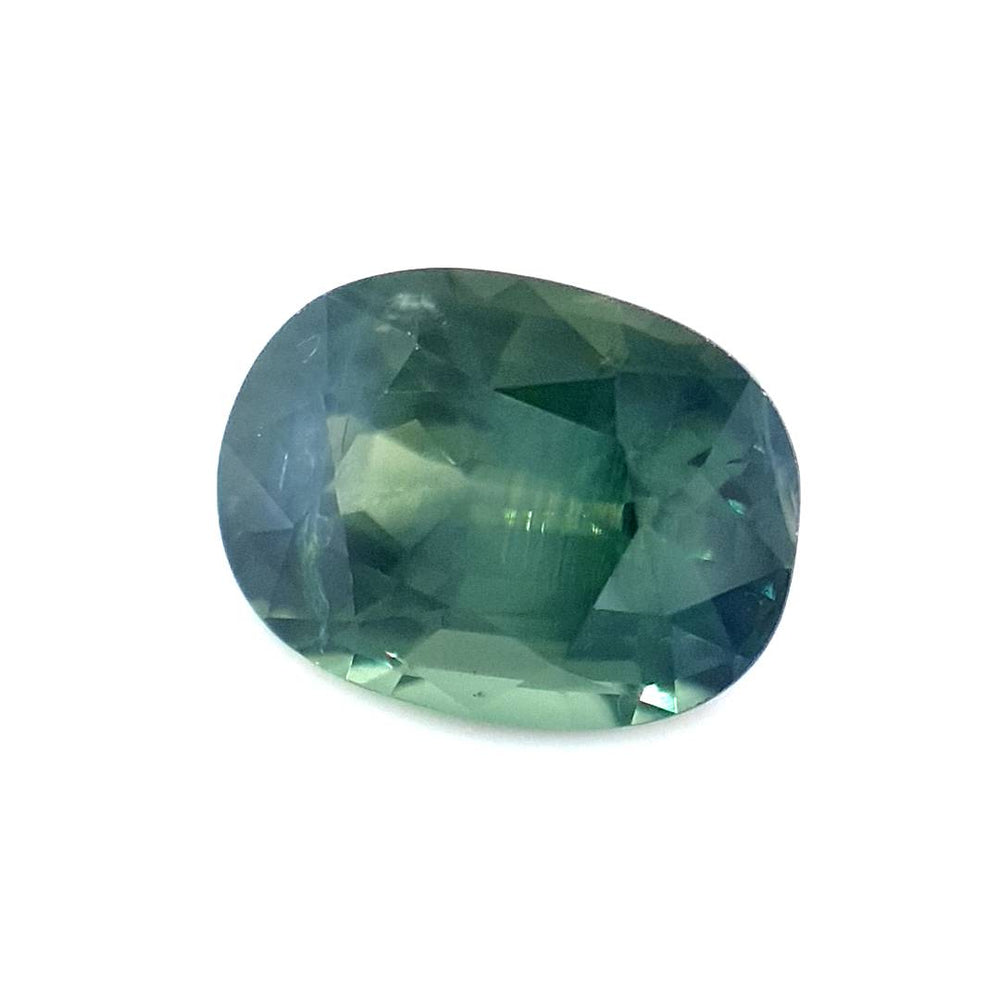1.40ct Australian Sapphire, Green Teal - Oval