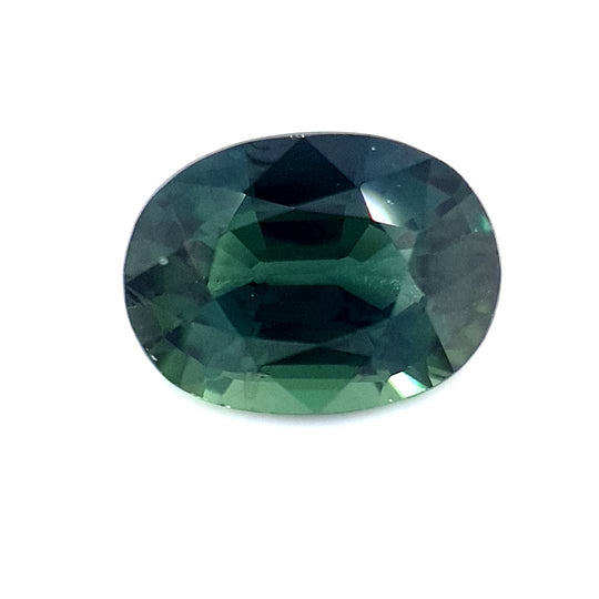 1.52ct Australian Sapphire, Deep Teal - Oval