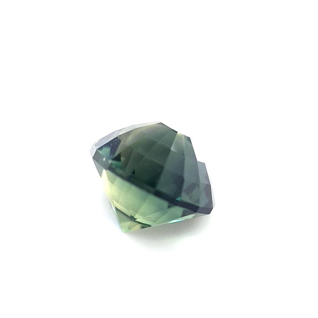 1.90ct Australian Sapphire, Parti, Blue, teal, yellow, green - Round