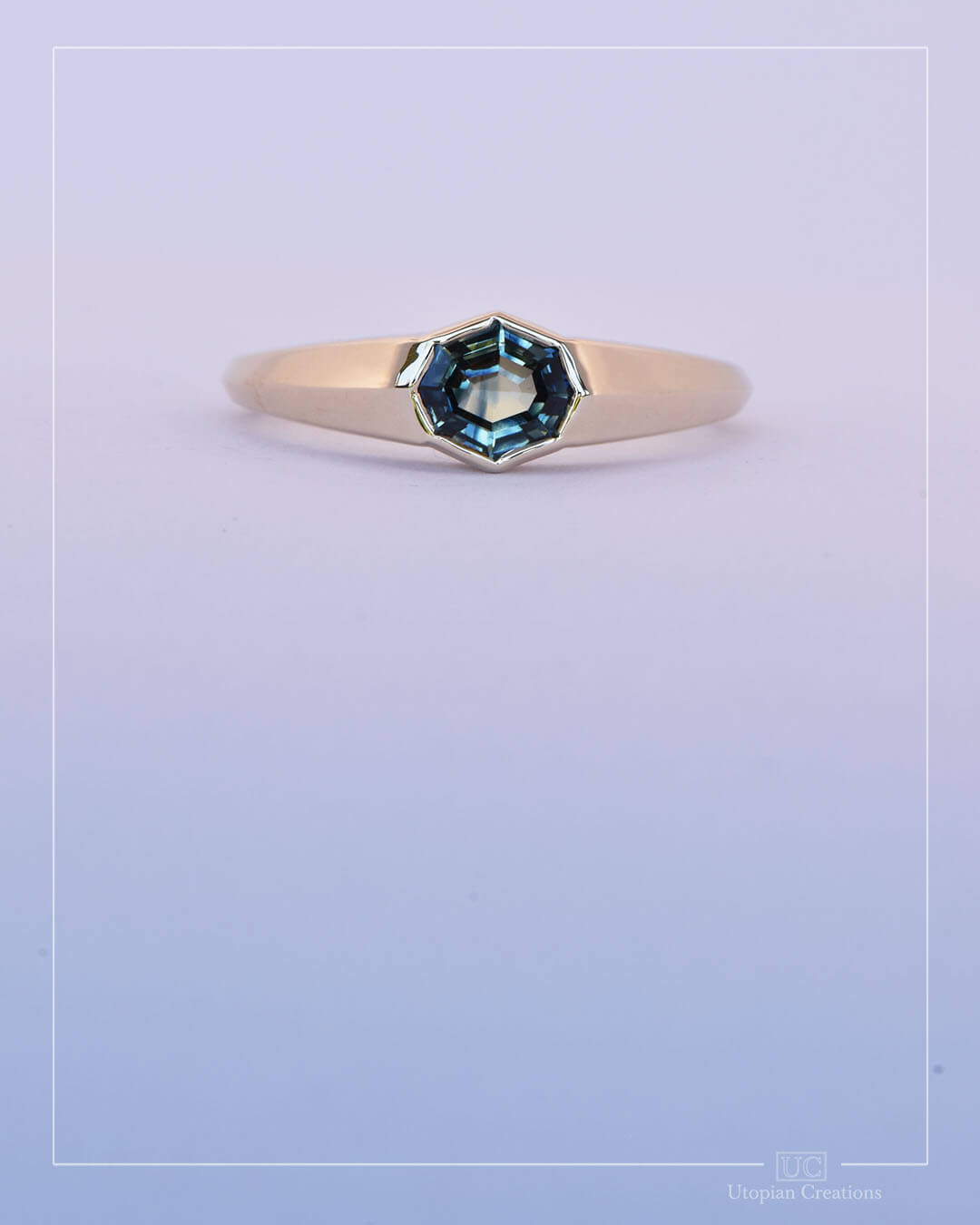 Anthea - Australian Parti Sapphire Ring