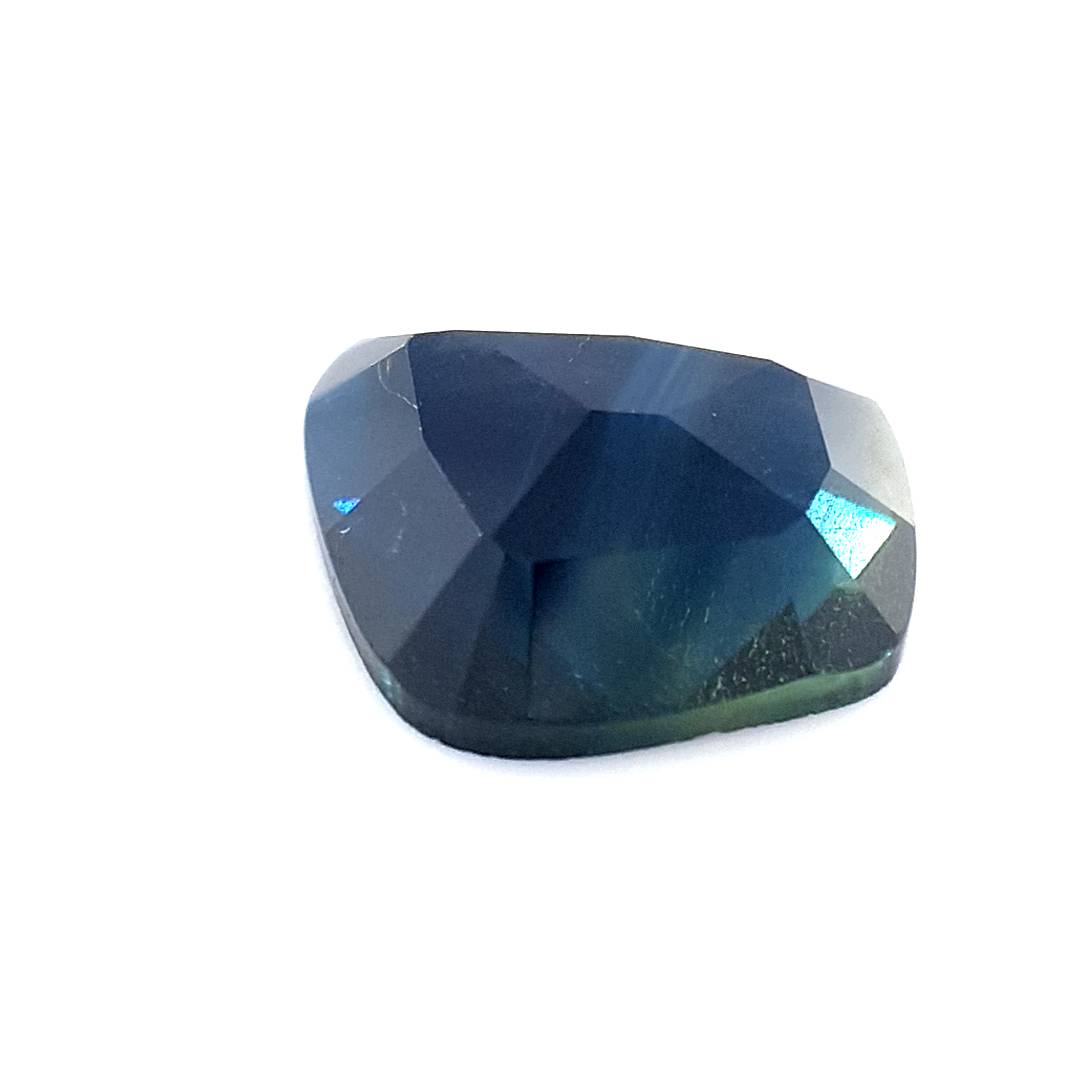 2.20ct Australian Sapphire, Parti, Blue, Yellow - Rose Cut Freeform