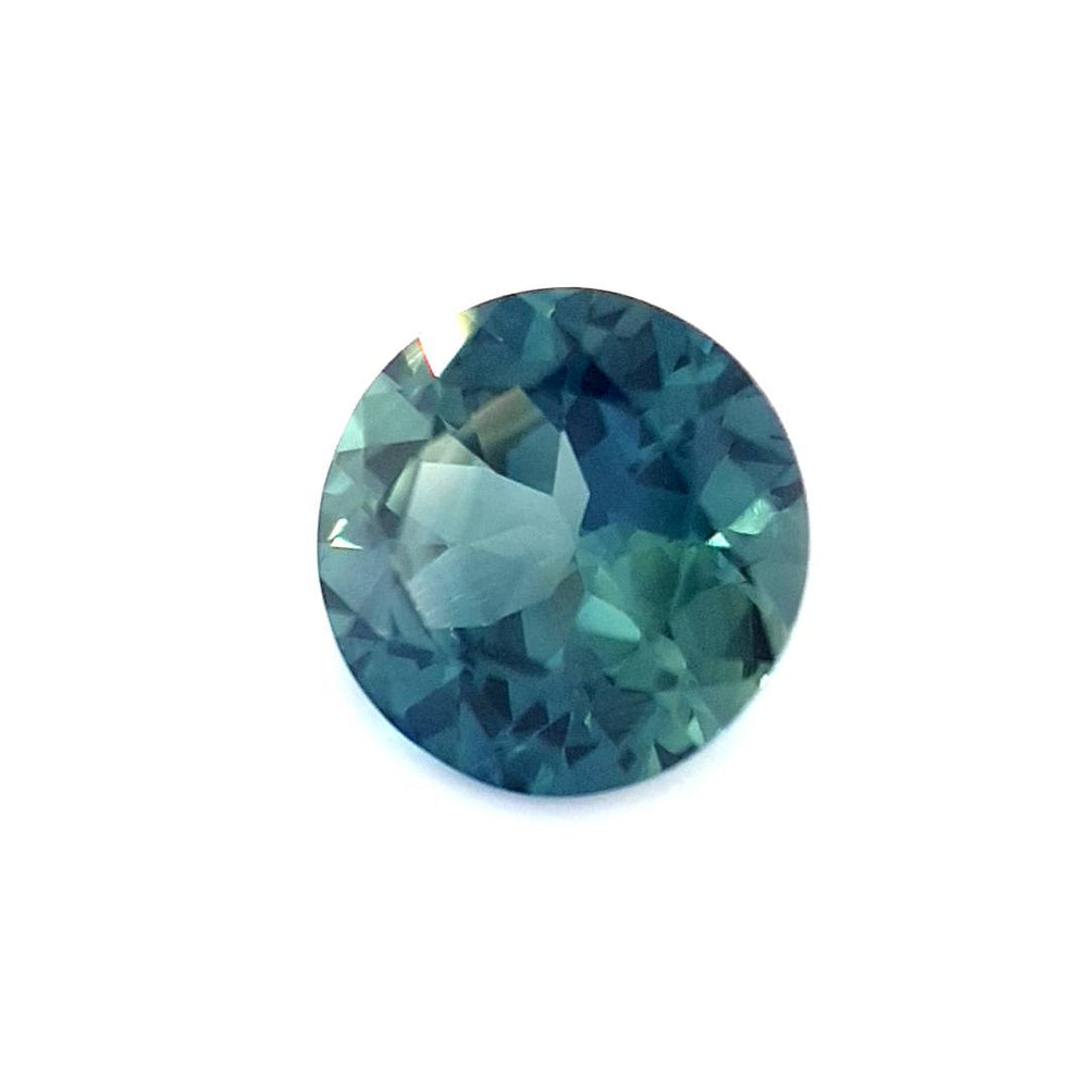 0.96ct Australian Sapphire, Blue, Teal - Round