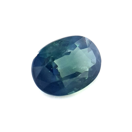 1.27ct Australian Sapphire, Deep Teal - Oval