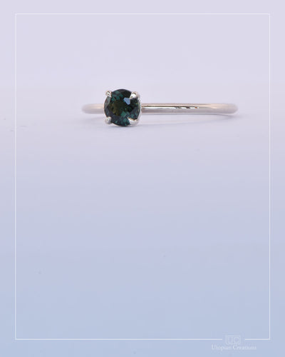 Tamsin - Deep Green Australian Sapphire Ring