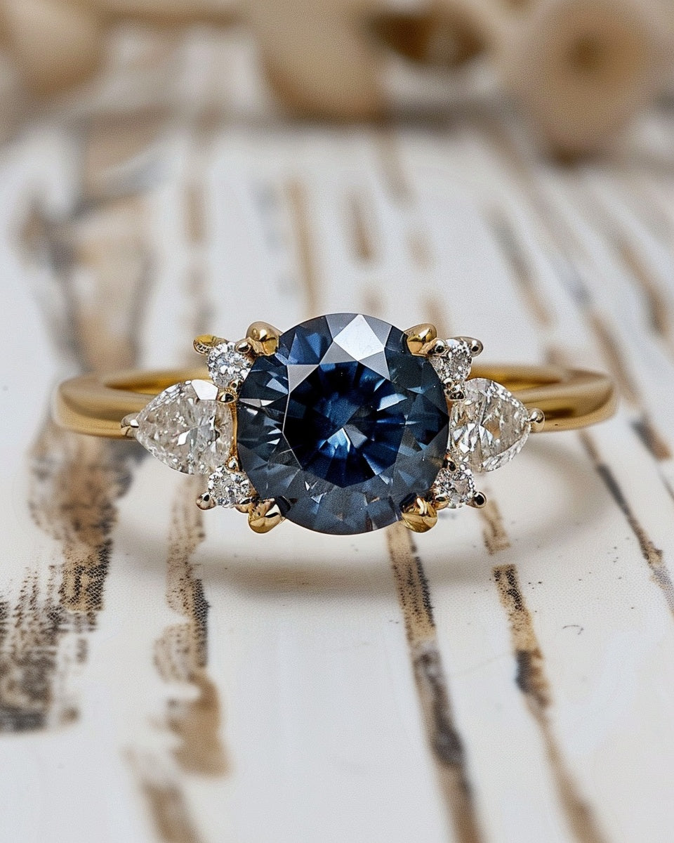1.82ct Australian Sapphire, Blue - Round