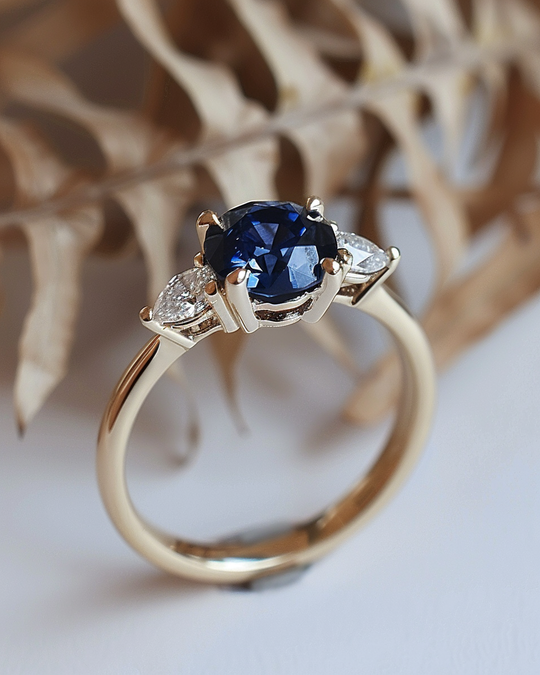 1.82ct Australian Sapphire, Blue - Round