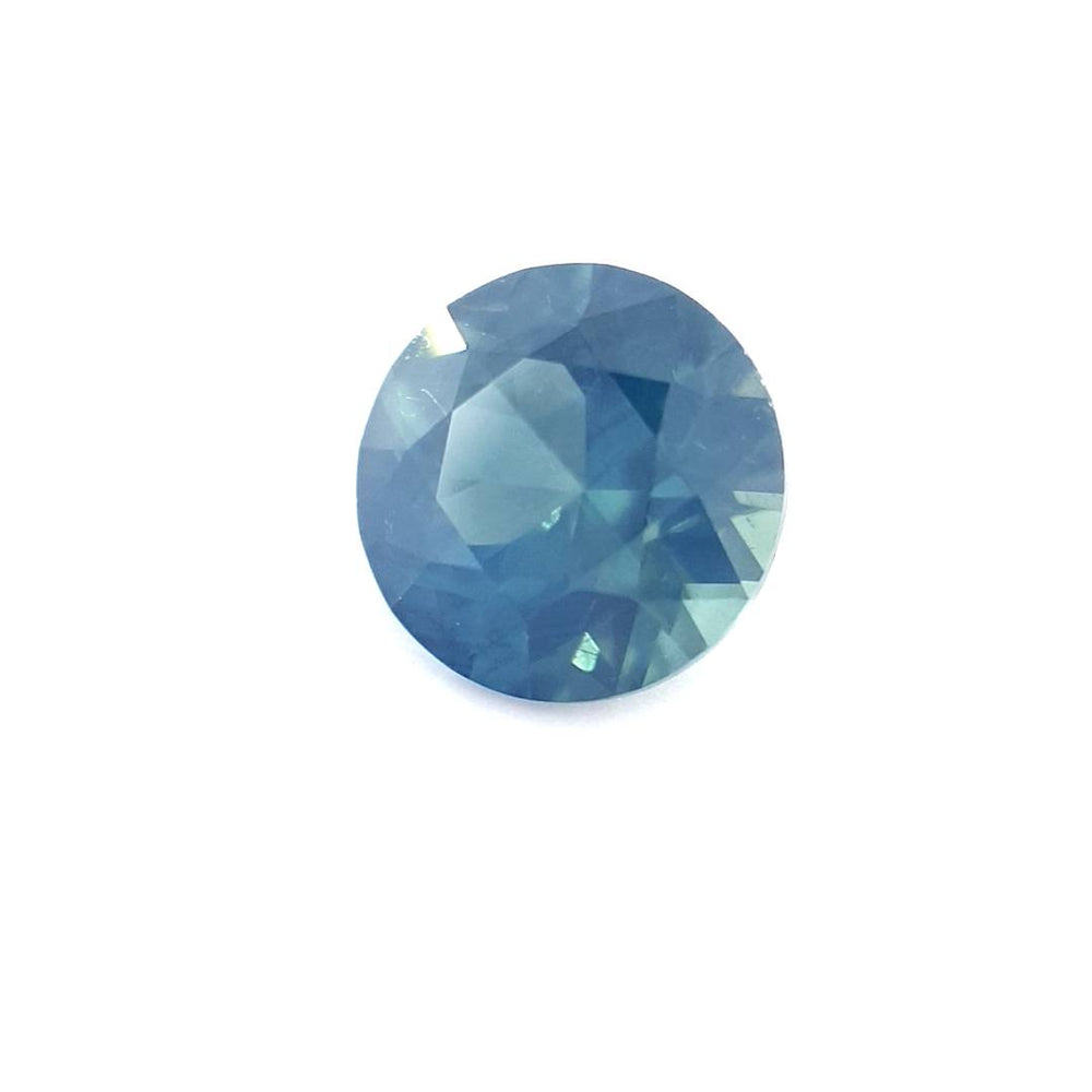 1.05ct Australian Sapphire, Blue, Teal - Round