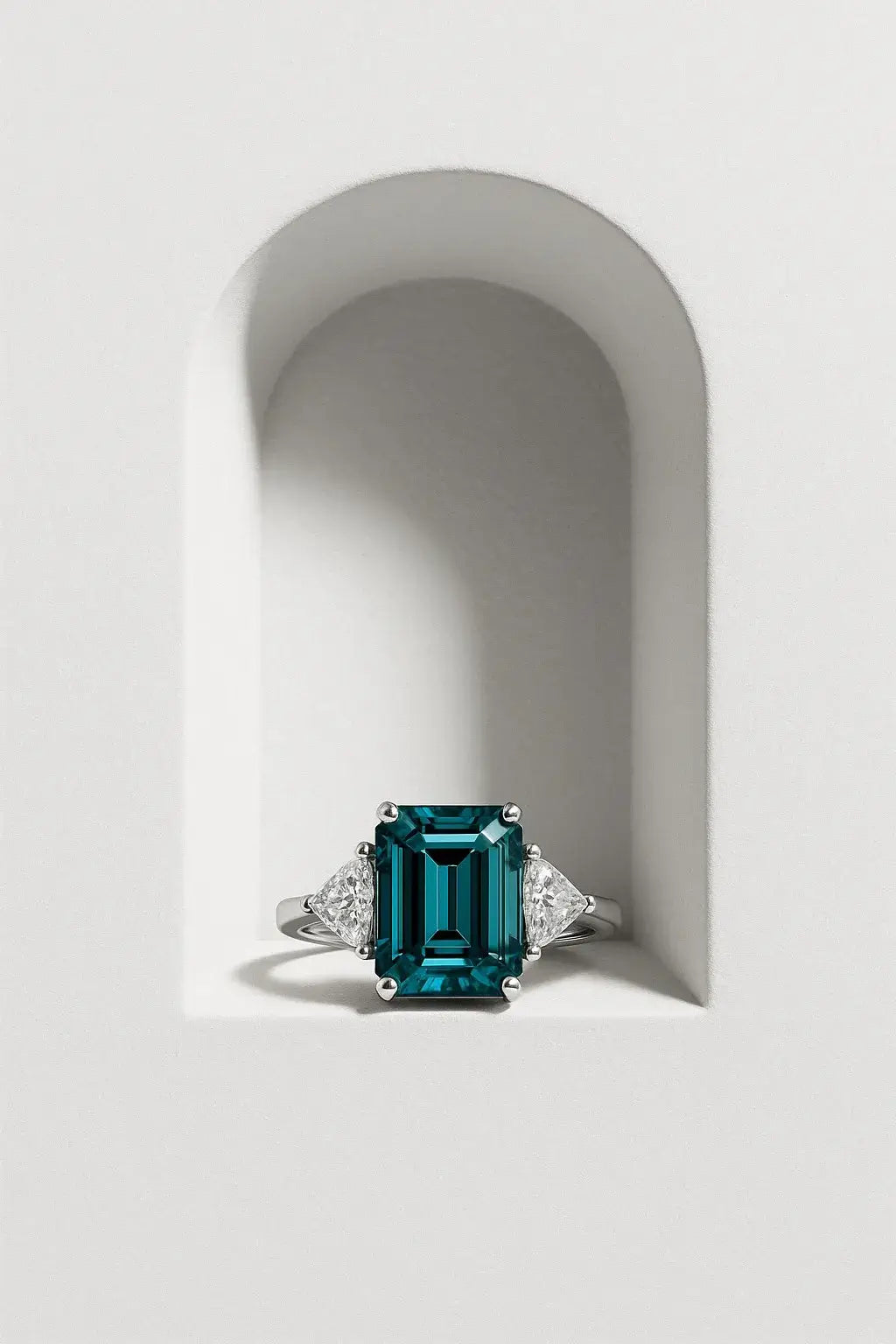 3.49ct Nigerian Tourmaline, Blue, Teal - Emerald Cut