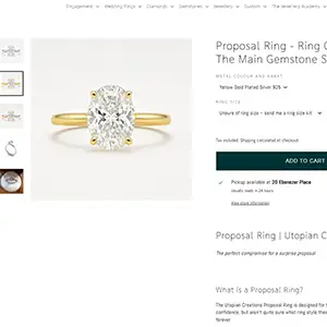 Order your proposal ring