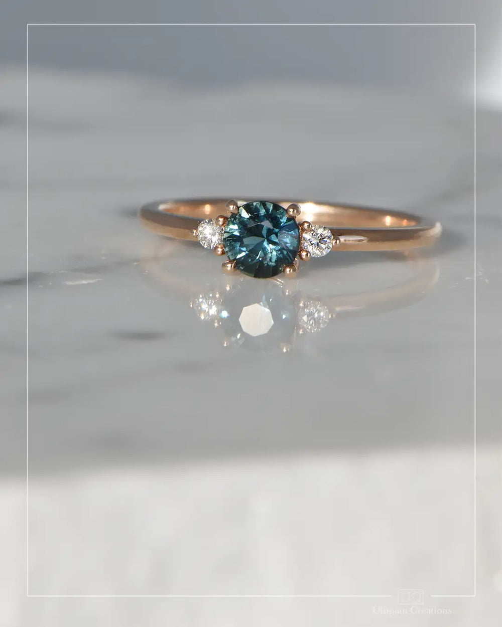 Cleora - Australian Parti Sapphire Trilogy - Aster Collection