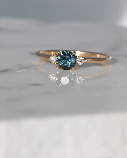 Cleora - Australian Parti Sapphire Trilogy - Aster Collection