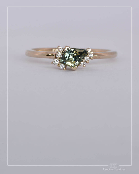 Cleo - Australian Sapphire and Diamond Ring