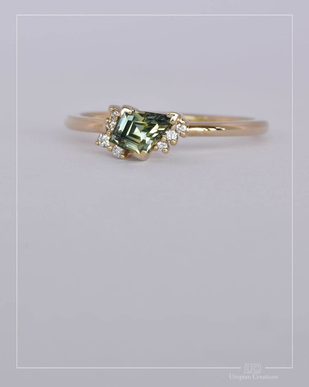 Cleo - Australian Sapphire and Diamond Ring