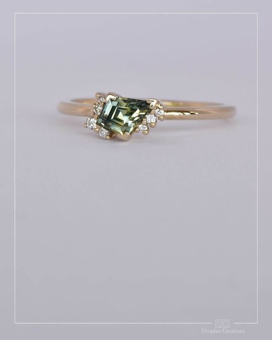 Cleo - Australian Sapphire and Diamond Ring