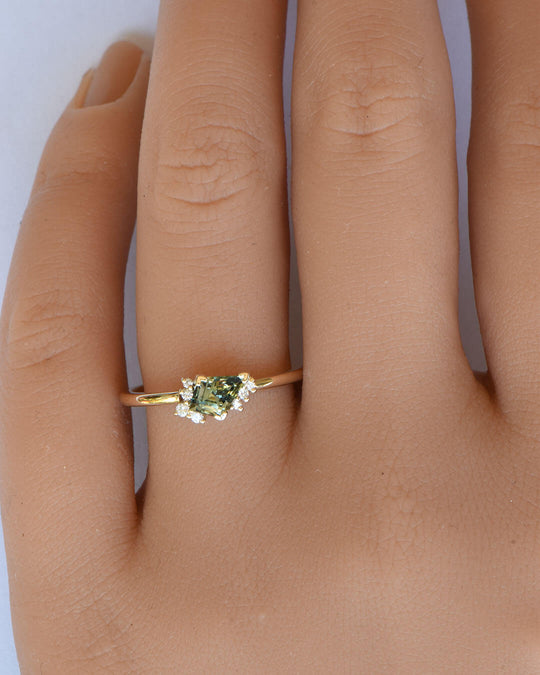 Cleo - Australian Sapphire and Diamond Ring