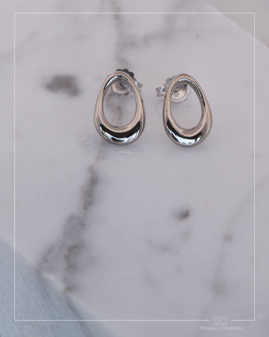 Dew - 18k White Gold Earrings