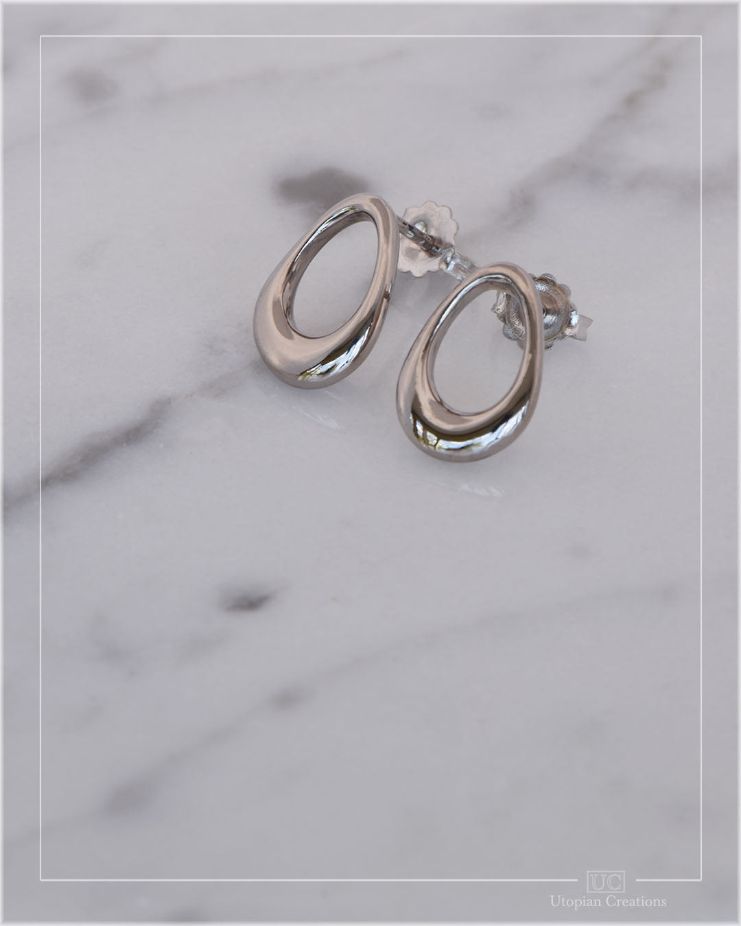 Dew - 18k White Gold Earrings