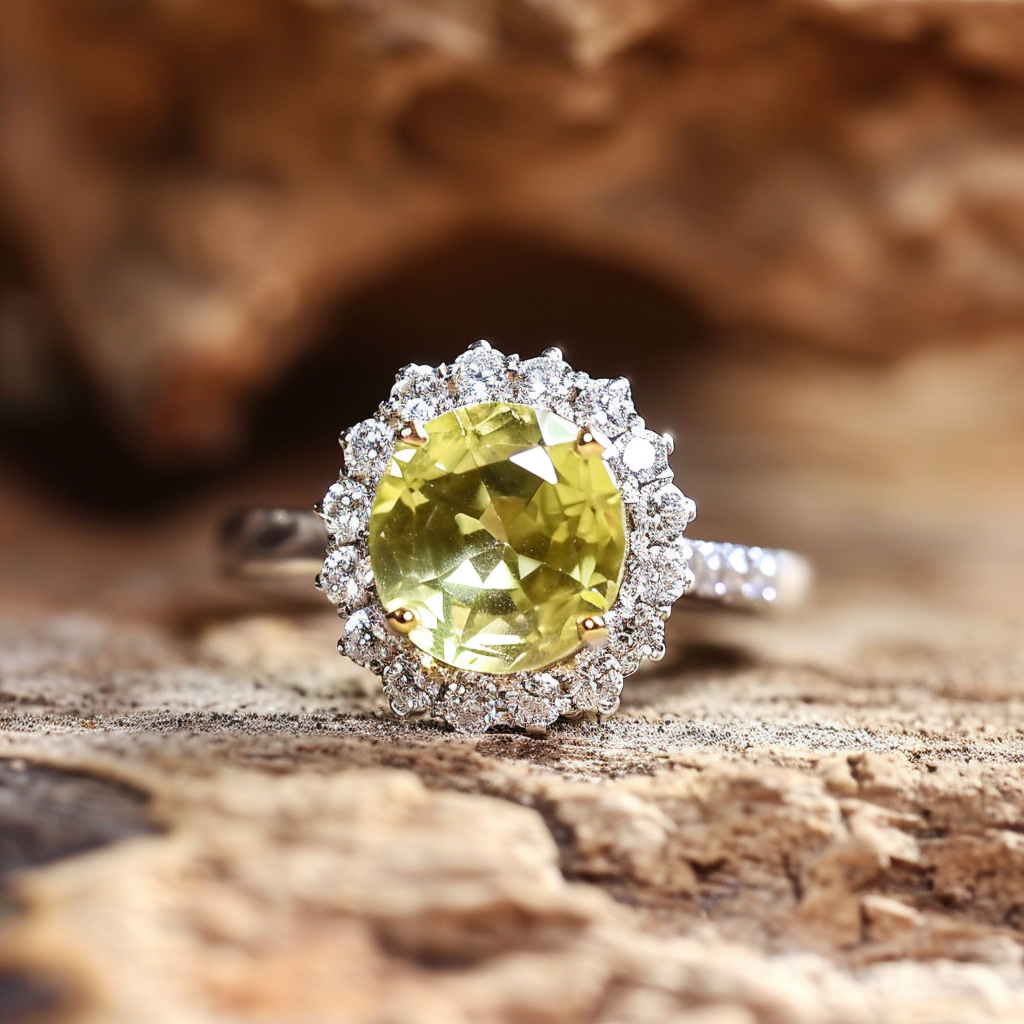4.15ct Australian Yellow/Parti Sapphire - Round