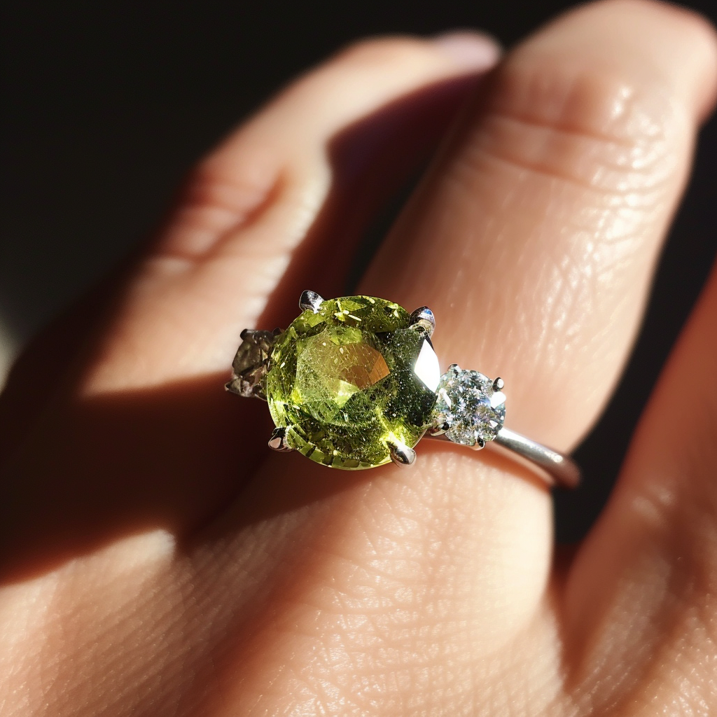 4.15ct Australian Yellow/Parti Sapphire - Round