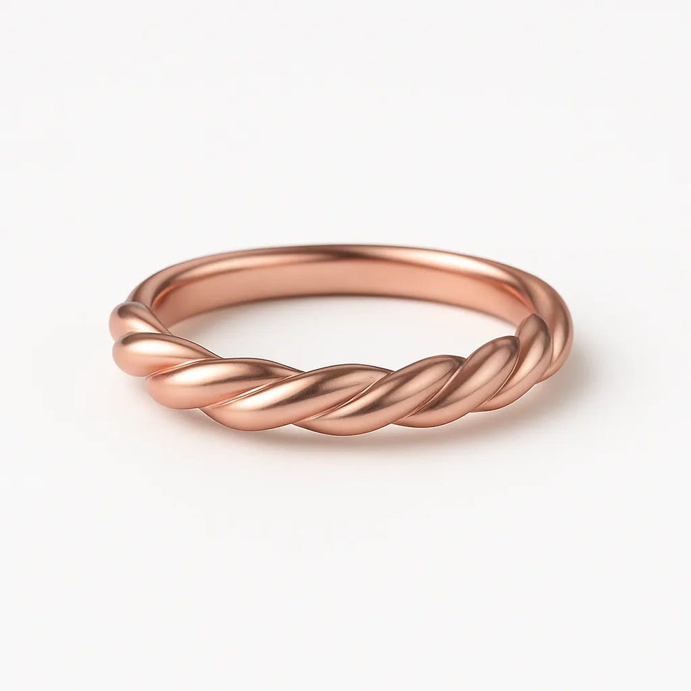 Lynn Wedding Ring – Twisted Braided Band