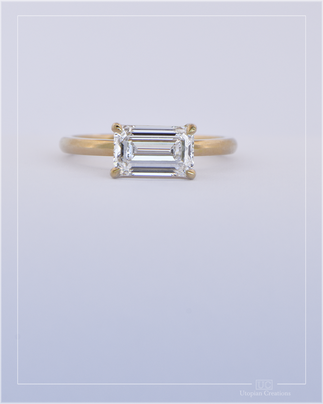 Asher - 2.05ct Emerald Cut Lab Diamond