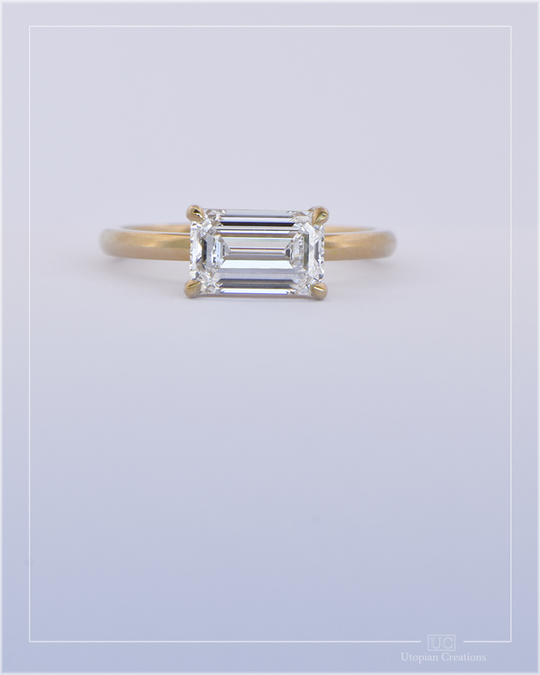 Asher - 2.05ct Emerald Cut Lab Diamond
