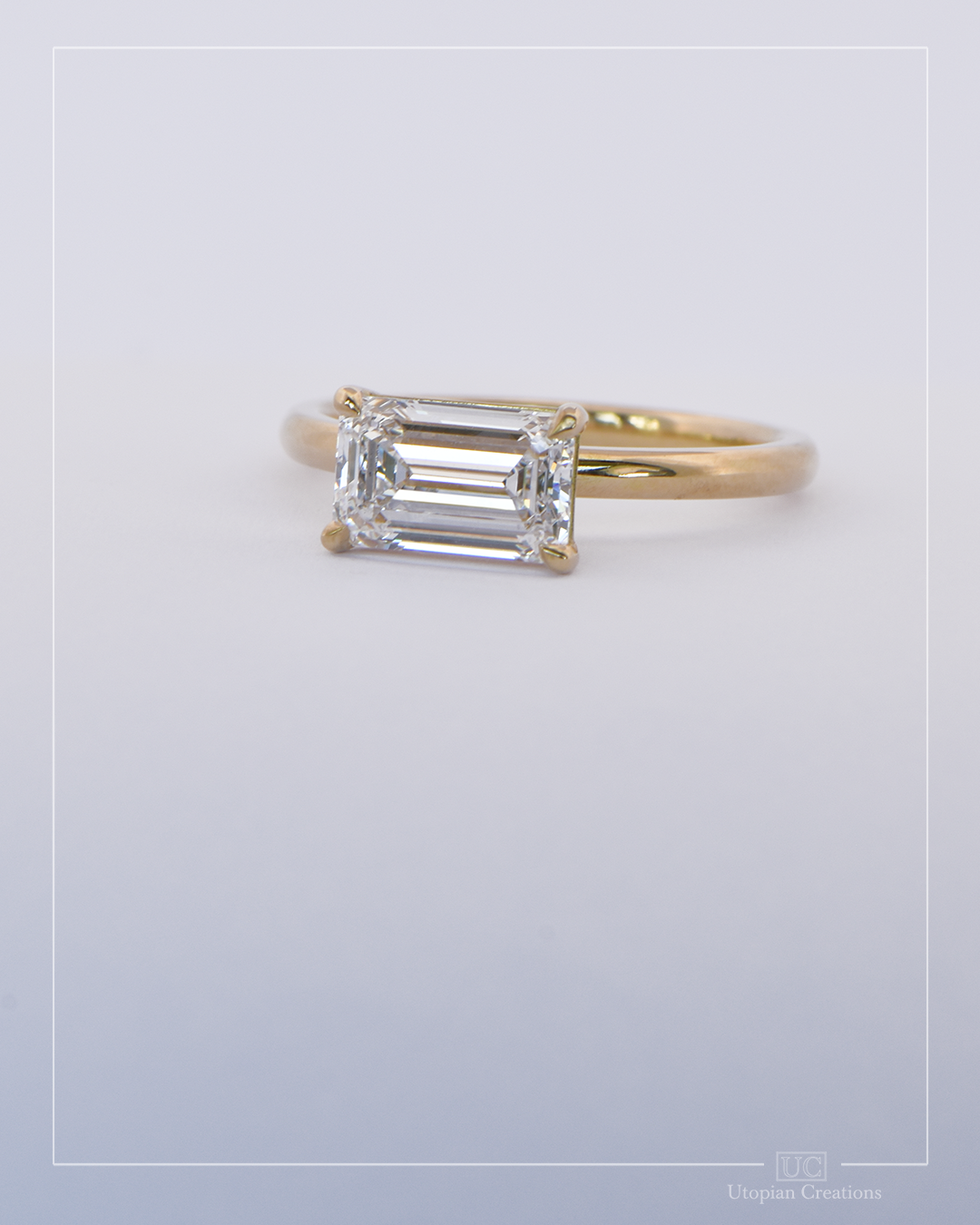 Asher - 2.05ct Emerald Cut Lab Diamond