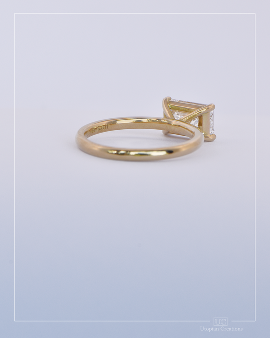 Asher - 2.05ct Emerald Cut Lab Diamond