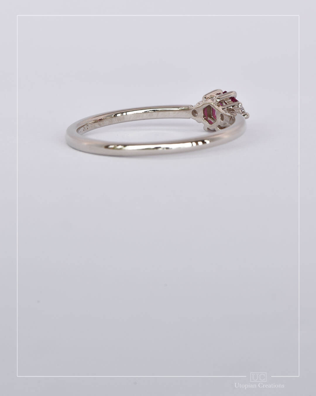 Elysia - Ruby and Lab Diamond Ring