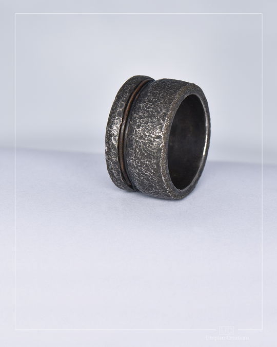 Hearth Ring - Sterling Silver &amp; Pure Copper