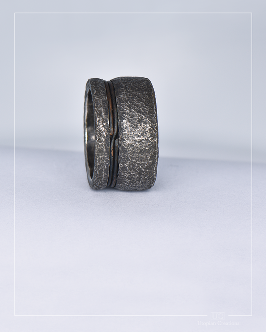 Hearth Ring - Sterling Silver &amp; Pure Copper