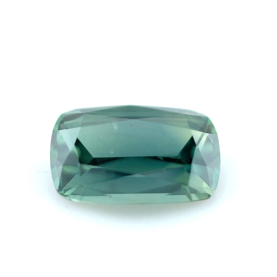 0.69 Cushion Blue green Sapphire