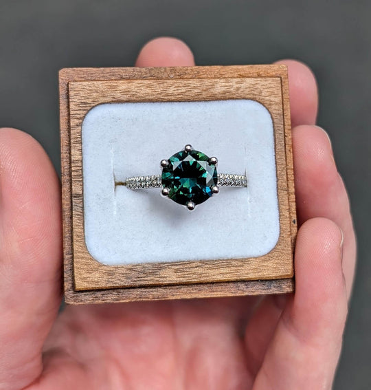 Hibiscus - Ring Only, Choose The Main Gemstone Separately