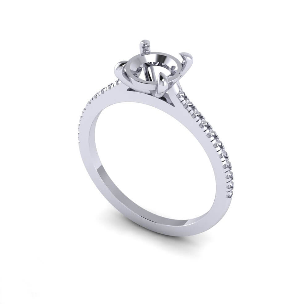 Horizon - Ring Only, Choose The Main Gemstone Separately