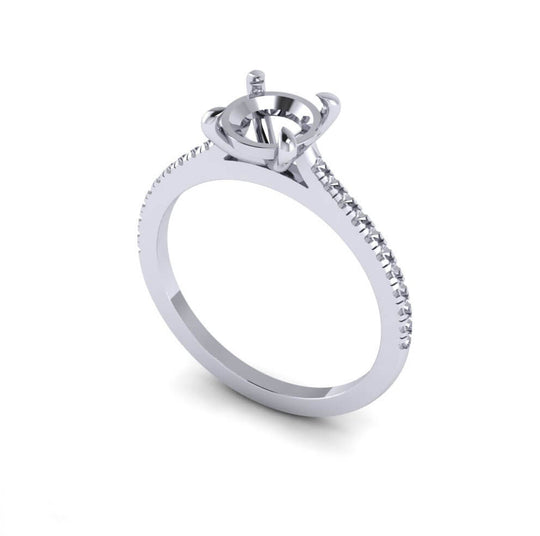 Horizon - Ring Only, Choose The Main Gemstone Separately