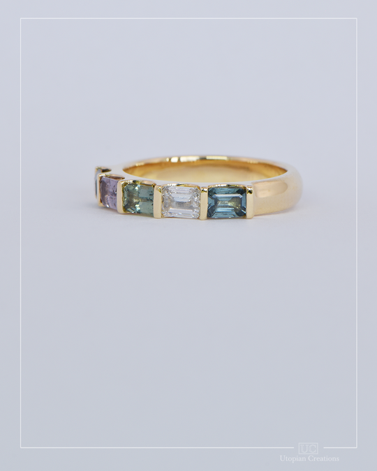 Rich 18k Yellow Gold Hypatia Ring
