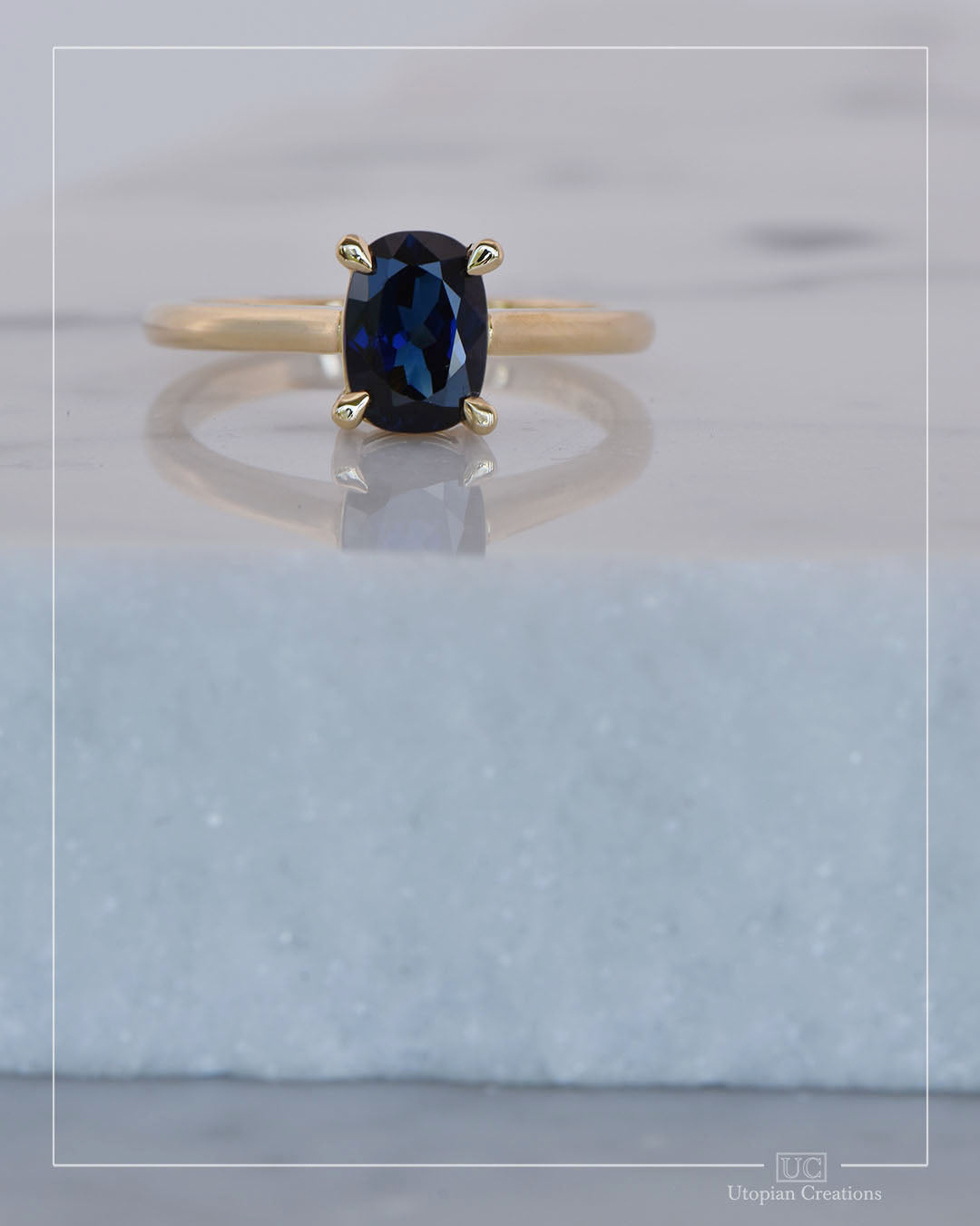 Iris — 1.6ct Australian Sapphire - 18k Yellow Gold