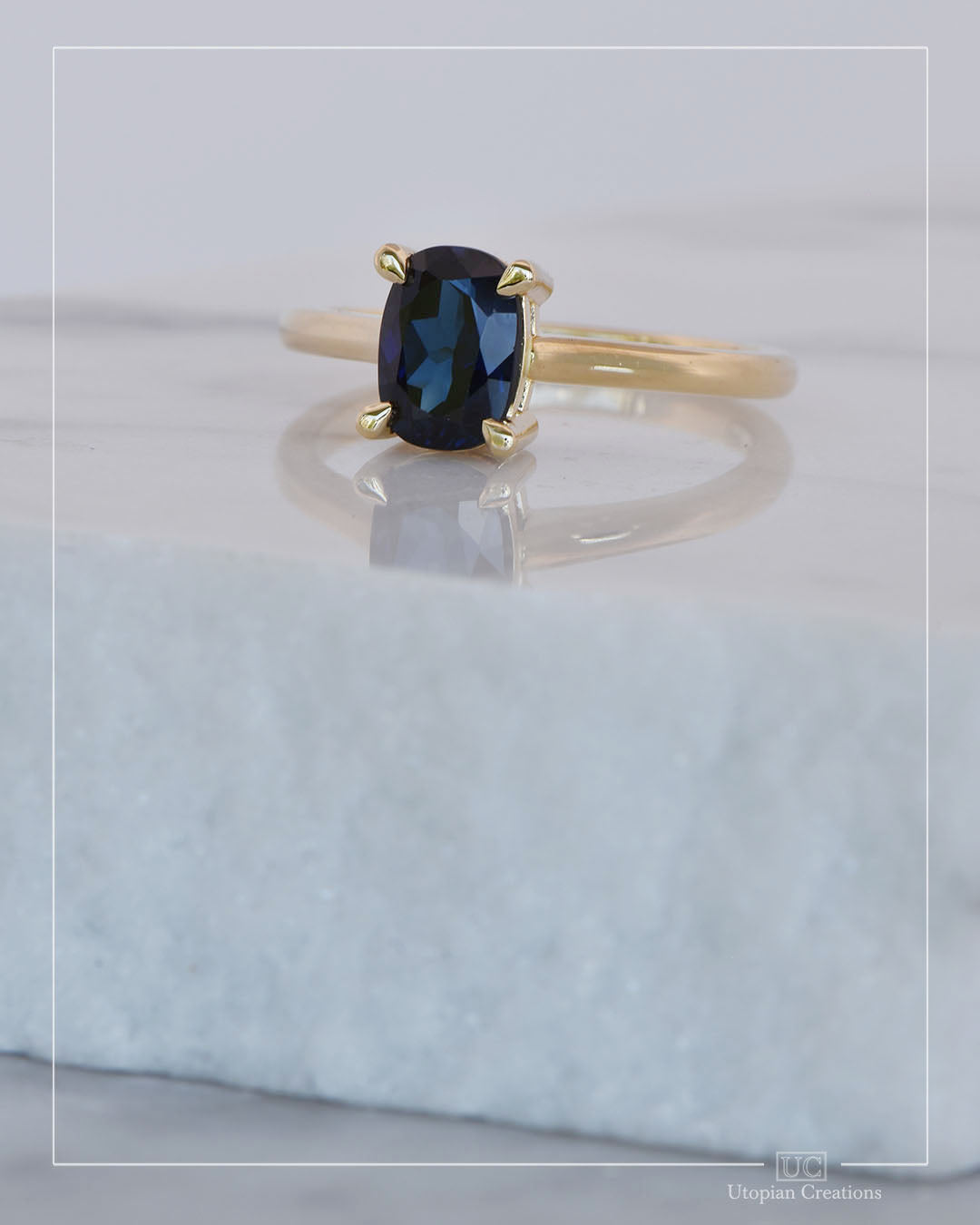 Iris — 1.6ct Australian Sapphire - 18k Yellow Gold