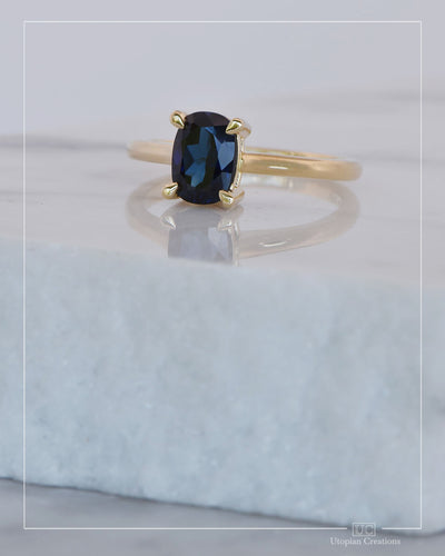 Iris — 1.6ct Australian Sapphire - 18k Yellow Gold
